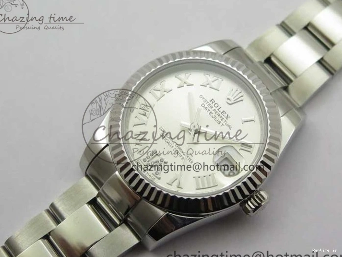 0107 Datejust 31mm 278271 SS BP Maker Best Edition Silver Roman Dial on Oyster Bracelet Trendy 2746